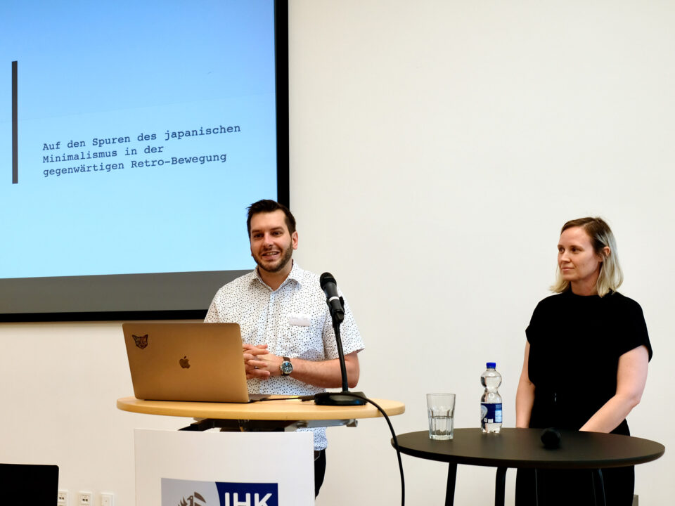 Caroline Knoch und Markus Matt beim Vortrag auf der GfDg Jahrestagung in Nürnberg 2022